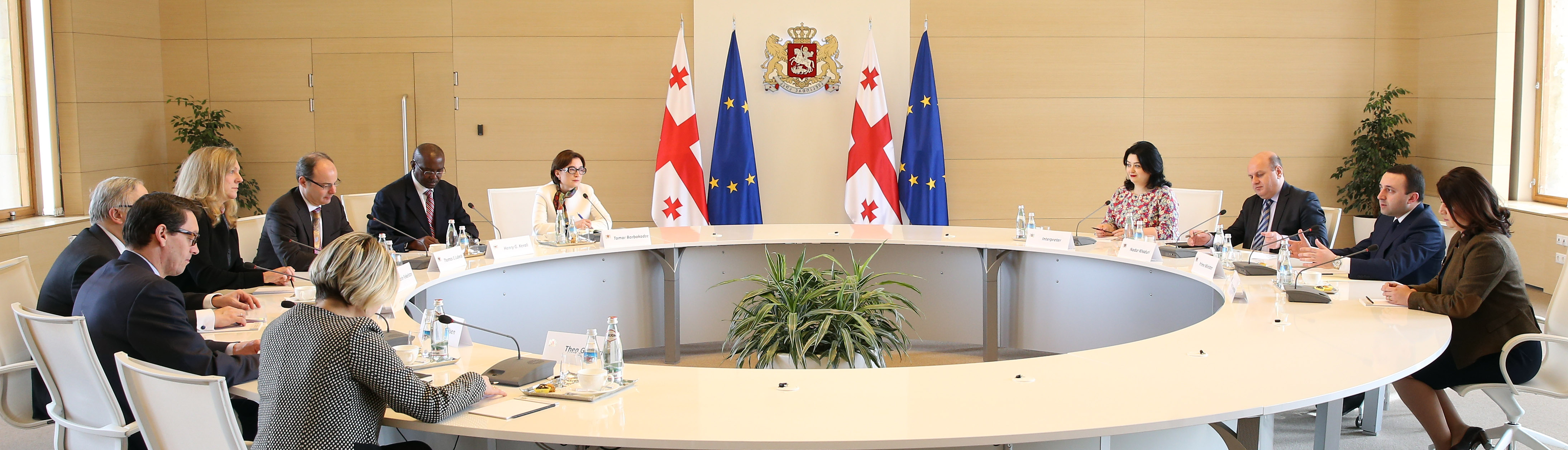 სამოქალაქო თვითმფრინავების ნაწილების მწარმოებელი საწარმოს პროექტის დეტალები „ელბიტის“ წარმომადგენლებმა ირაკლი ღარიბაშვილთან განიხილეს