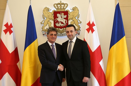 ირაკლი ღარიბაშვილი რუმინეთის თავდაცვის მინისტრს შეხვდა