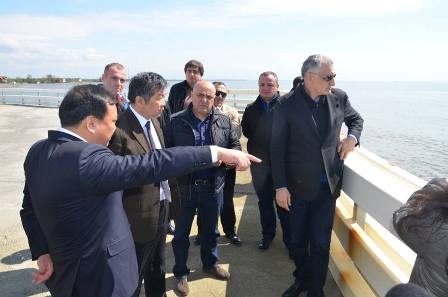 ანაკლიის პორტის მშენებლობით დაინტერესებული  უცხოელი ინვესტორები ანაკლიას ეწვევნენ