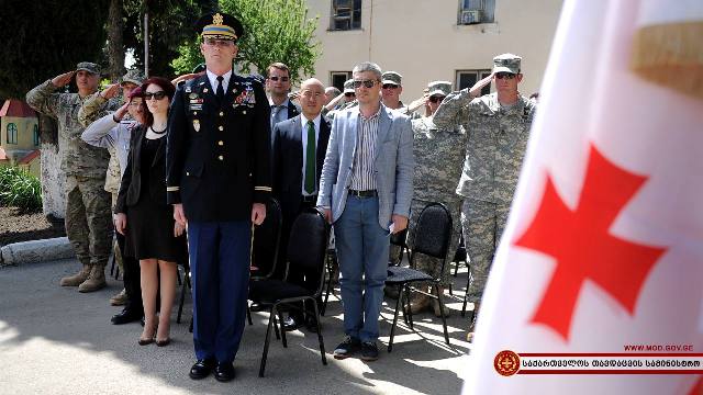 კურსის დახურვის ცერემონიალი საინჟინრო ბრიგადაში