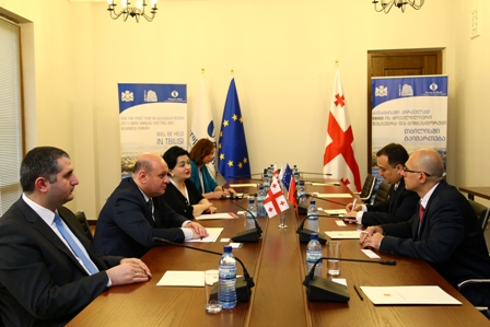  ნოდარ ხადურმა და ალბანეთის ფინანსთა მინისტრის მოადგილემ თანამშრომლობის საკითხები განიხილეს