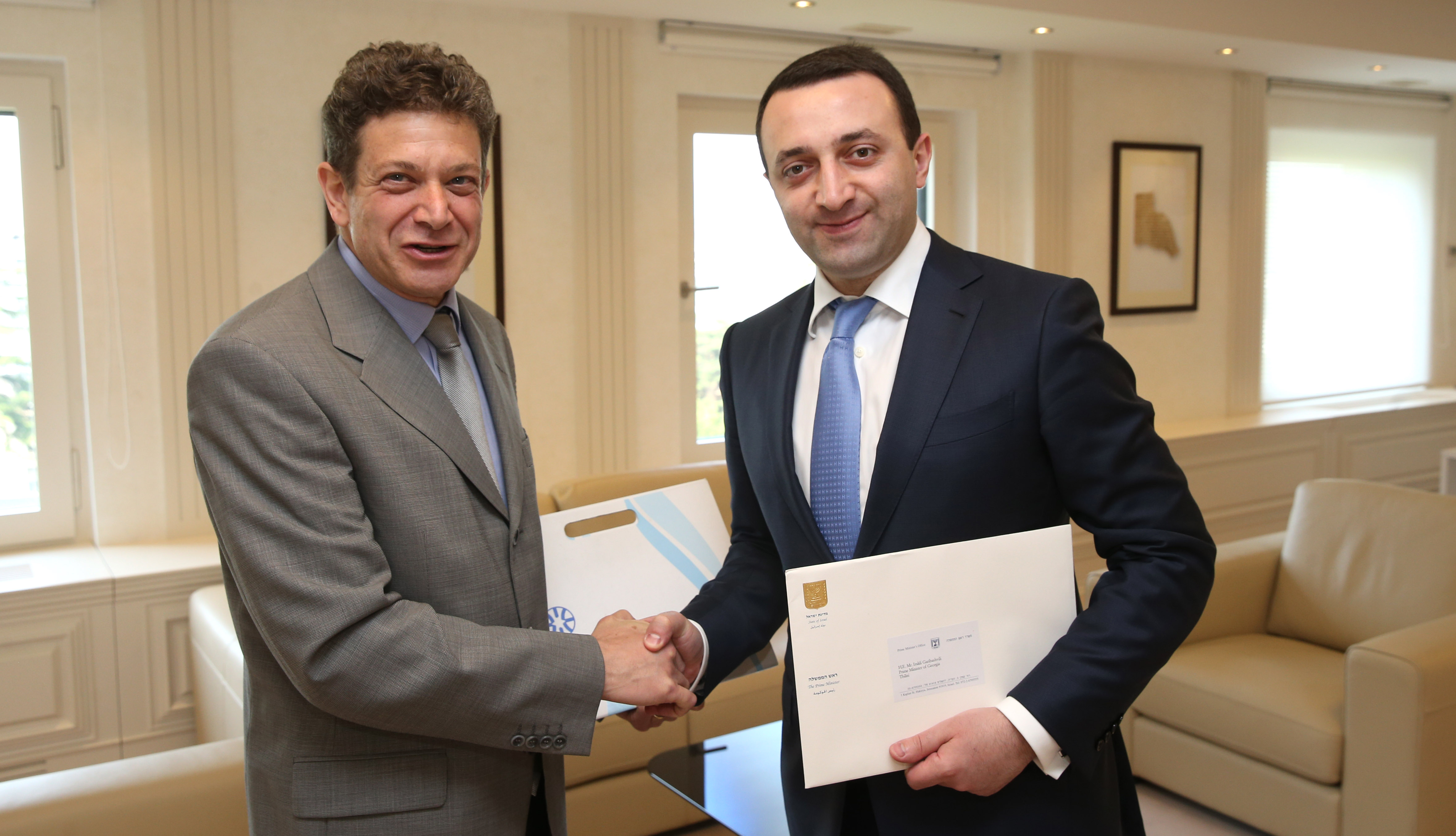 ირაკლი ღარიბაშვილს ისრაელის ელჩმა ბენიამინ ნეთანიაჰუს წერილი გადასცა