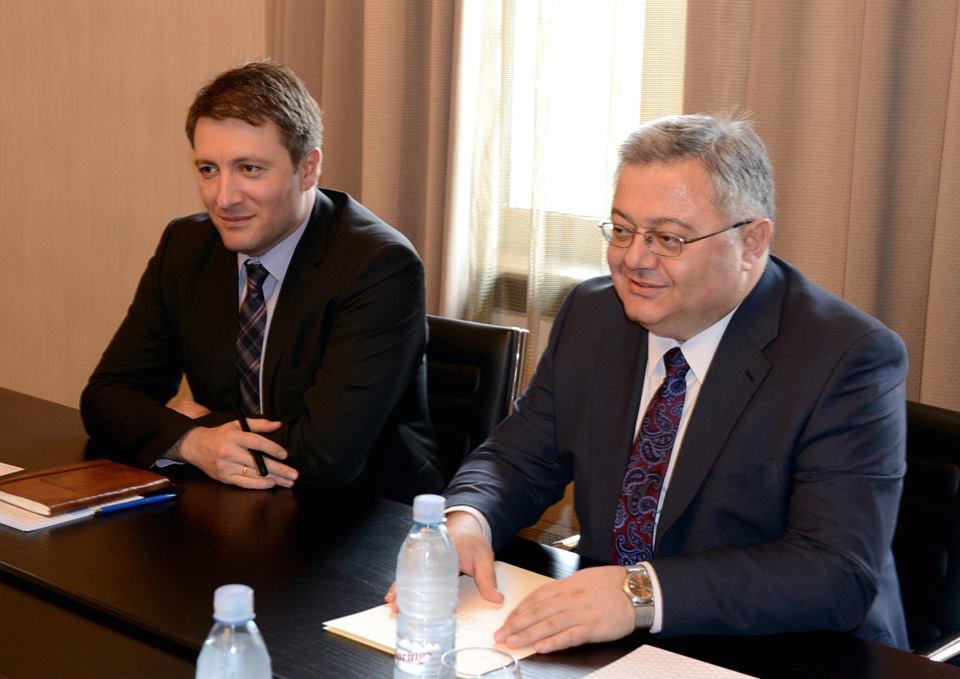 დავით უსუფაშვილი ბელგიის ელჩს შეხვდა