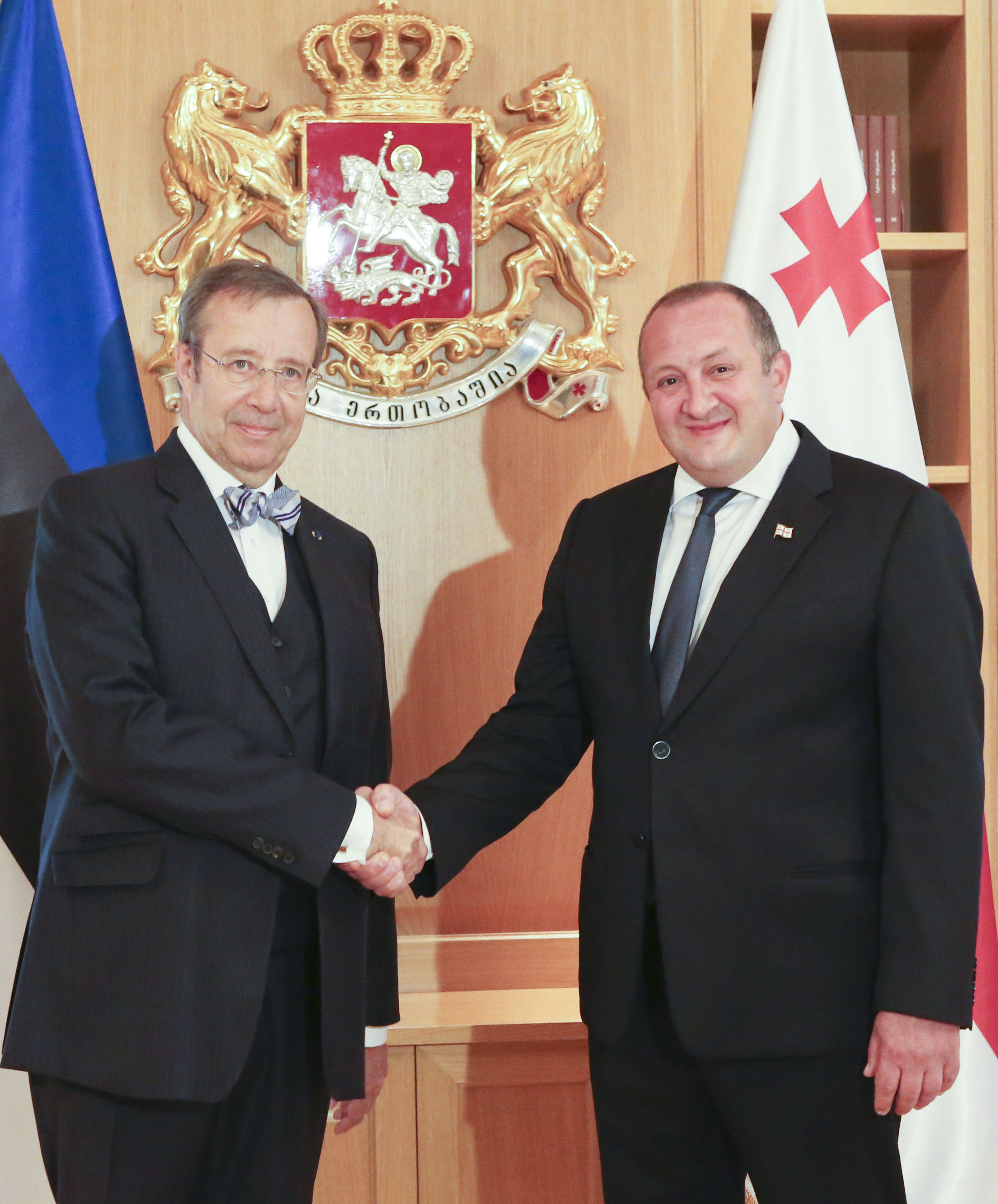 გიორგი მარგველაშვილი ესტონელ კოლეგას პირისპირ შეხვდა