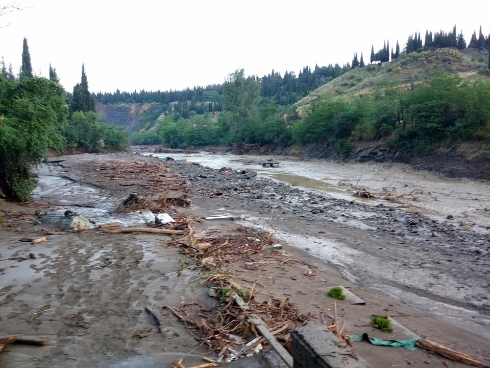 ძლიერმა წვიმამ დააზიანა მცხეთის მუნიციპალიტეტის 5 სოფელი და თეთრწყაროს რიგი სოფლები