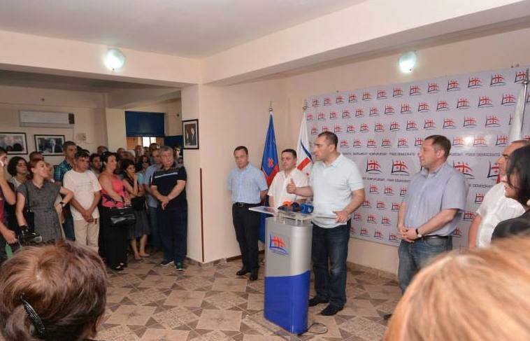 ,,თავისუფალმა დემოკრატებმა” გლდანში ოფისი გახსნეს
