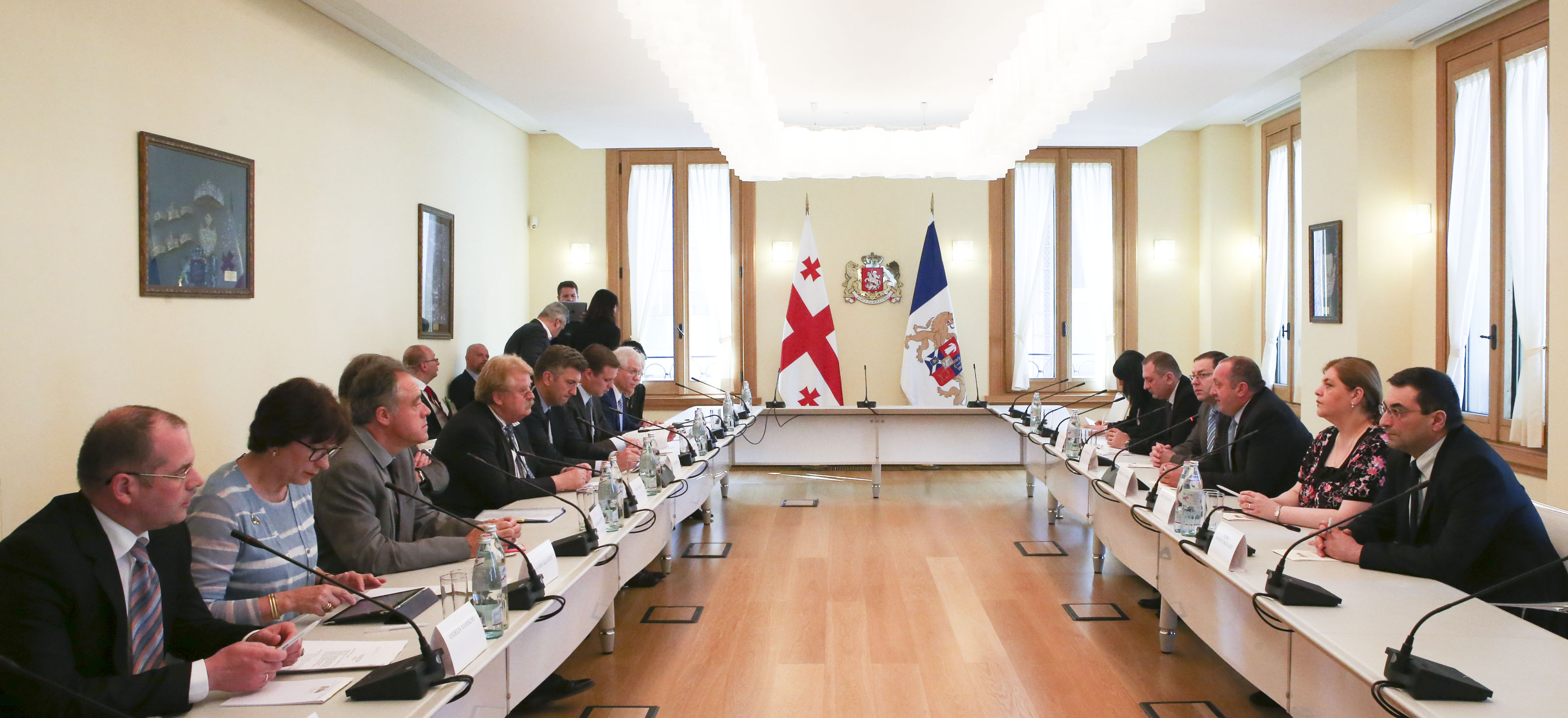 საქართველოს პრეზიდენტმა ევროპარლამენტის დელეგაცია მიიღო