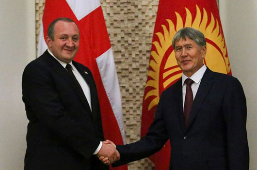 საქართველოსა და ყირგიზეთის პრეზიდენტებს შორის სატელეფონო საუბარი შედგა