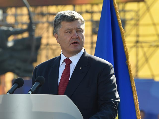 პოროშენკო: უკრაინა რუსეთს სამხედრო აგრესიას არასდროს აპატიებს