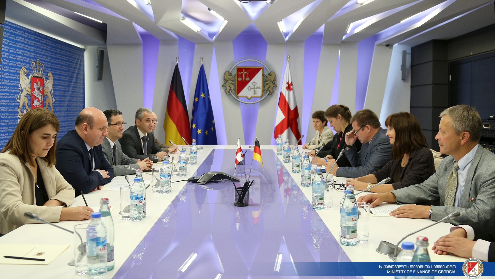 საქართველოსა და გერმანიას შორის ფინანსური და ტექნიკური თანამშრომლობის სფეროში სამთავრობო მოლაპარაკებები გაიმართა