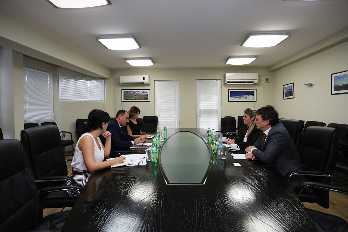 დიმიტრი ქუმსიშვილი ამერიკის სავაჭრო პალატის პრეზიდენტს შეხვდა