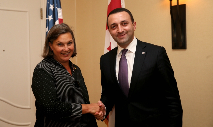 ირაკლი ღარიბაშვილი ვიქტორია ნულანდს შეხვდა