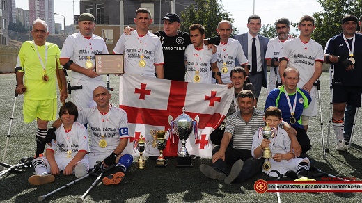 ინვალიდ-ამპუტანტ ფეხბურთელთა დაჯილდოება გაიმართა