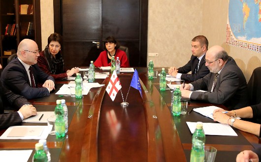ლევან იზორიამ ევროპის საბჭოს საპარლამენტო ასამბლეის მონიტორინგის კომიტეტის წევრებთან შეხვედრა გამართა