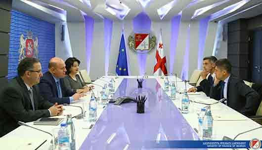ფინანსთა მინისტრი ნოდარ ხადური საფრანგეთის რესპუბლიკის საგანგებო და სრულუფლებიან ელჩს შეხვდა