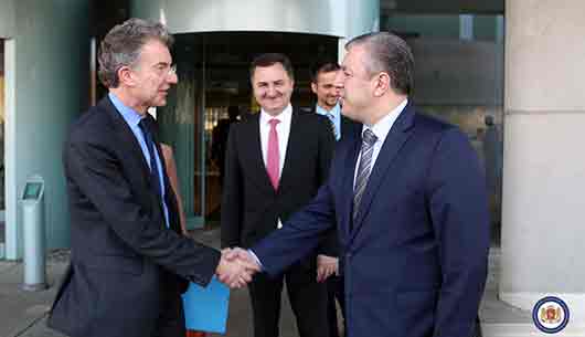  გიორგი კვირიკაშვილი გერმანიის ფედერალური კანცლერის მრჩეველს საგარეო და უსაფრთხოების საკითხებში ქრისტოფ ჰოისგენს შეხვდა