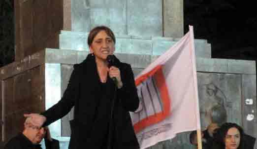 ირმა ინაშვილი: ისევ გავდივარ რუსთაველის ძეგლთან და კვლავ ვიწყებ საპროტესტო აქციებს