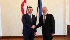 ირაკლი ღარიბაშვილი ესტონეთის პარლამენტის პრეზიდენტს შეხვდა