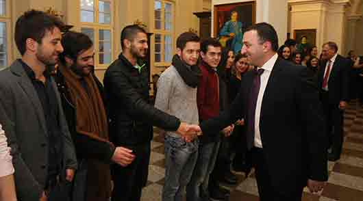 ირაკლი ღარიბაშვილი ვილნიუსის უნივერსიტეტში იმყოფებოდა