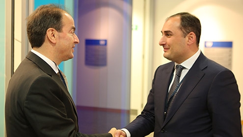 დიმიტრი ქუმსიშვილი საბერძნეთის ეკონომიკის სამინისტროს გენერალურ მდივანს შეხვდა