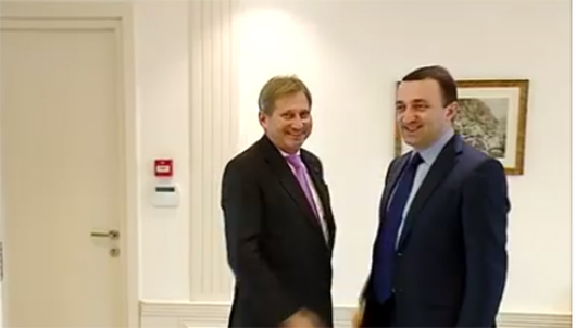 ირაკლი ღარიბაშვილმა იოჰანეს ჰანს მთავრობის ადმინისტრაციაში უმასპინძლა