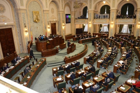 რუმინეთის პარლამენტმა საქართველოს მხარდამჭერი განცხადება მიიღო