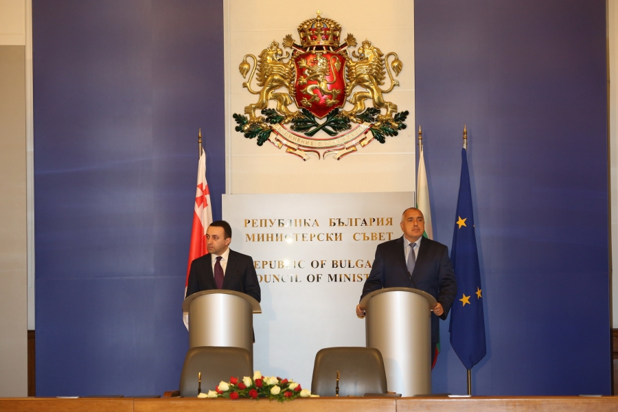 საქართველოსა და ბულგარეთის რესპუბლიკის პრემიერ-მინისტრებმა მედიისთვის ერთობლივი განცხადებები გააკეთეს