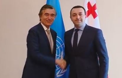  ირაკლი ღარიბაშვილი გაეროს გენერალური მდივნის მოადგილეს შეხვდა
