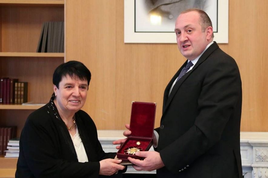 გიორგი მარგველაშვილმა ნონა გაფრინდაშვილი ბრწყინვალების ორდენით დააჯილდოვა
