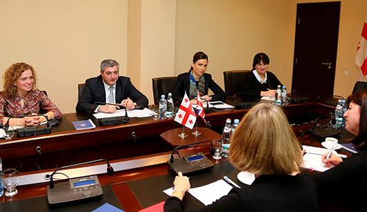 კახა კახიშვილი დიდი ბრიტანეთის ელჩს შეხვდა
