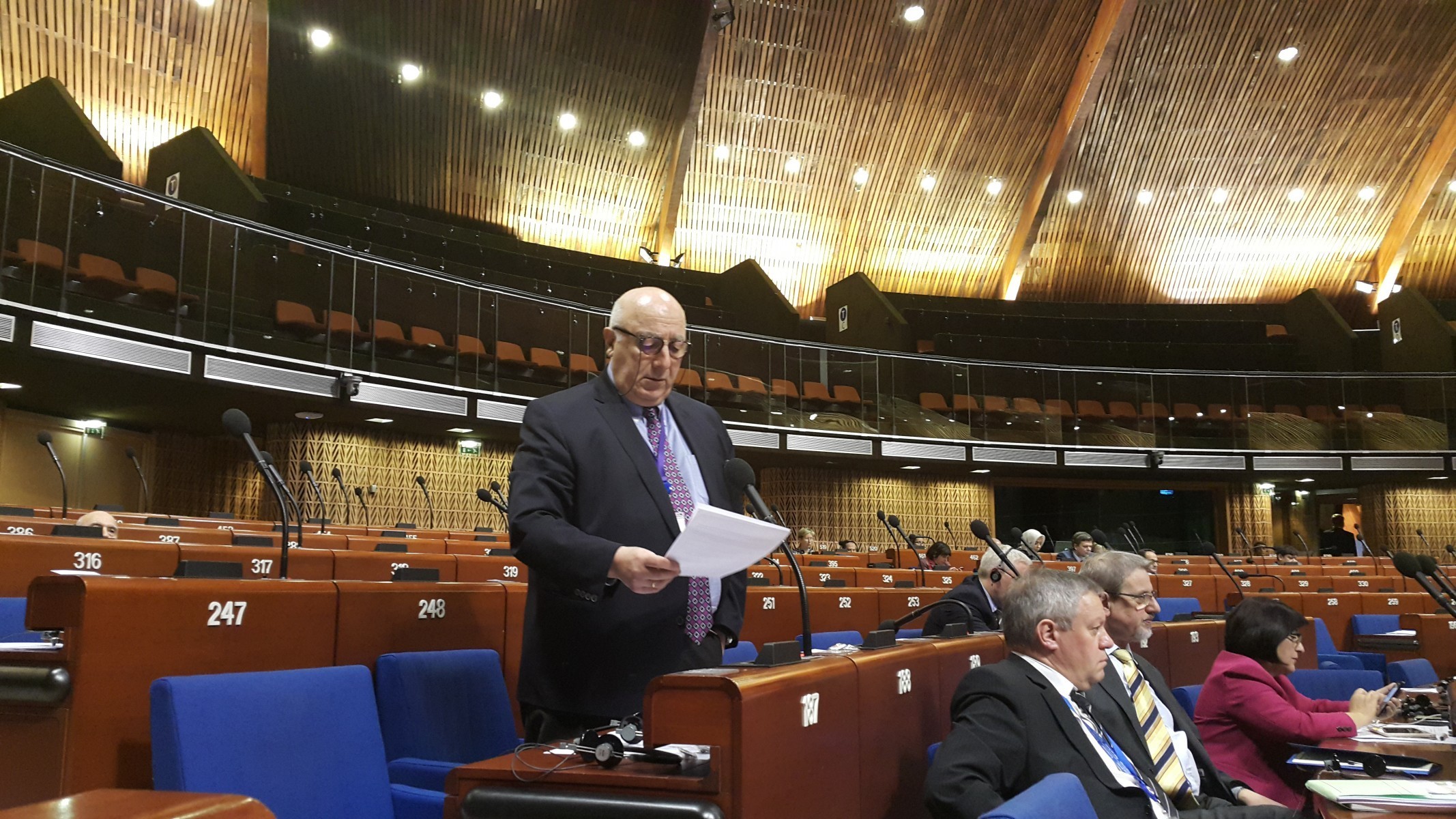 საქართველოს  პარლამენტი ევროპის საბჭოს საპარლამენტო ასამბლეაზე, თედო ჯაფარიძის  გამოსვლის ტექსტს აქვეყნებს