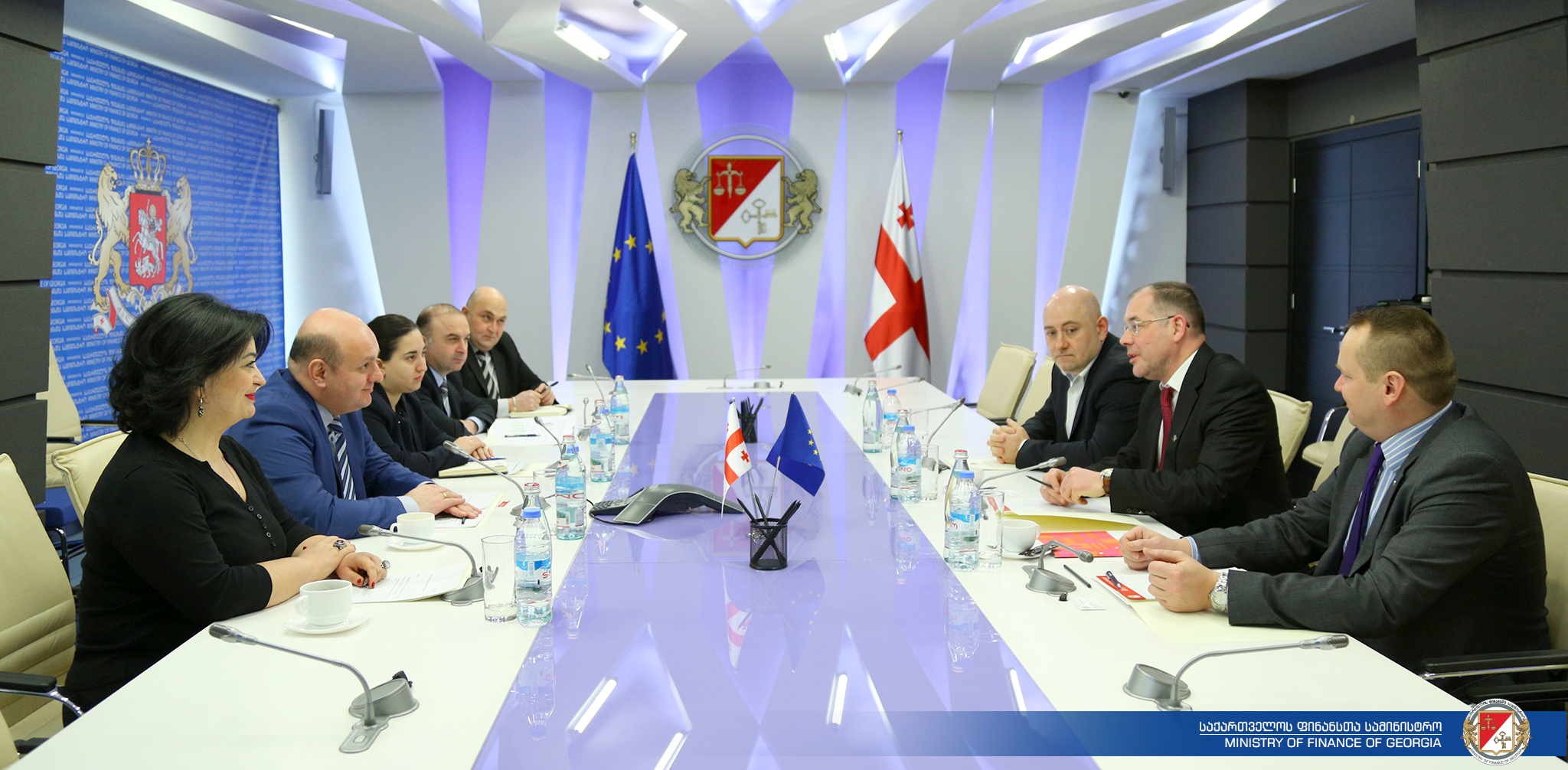 ნოდარ ხადური ევროპარლამენტის დელეგაციის წევრებს შეხვდა