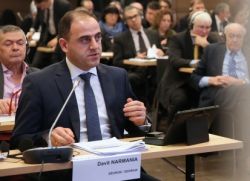 დავით ნარმანია საქმიანი ვიზიტით პარიზში იმყოფება
