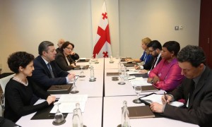 გიორგი კვირიკაშვილმა ფატუ ბენსუდასთან  სამუშაო შეხვედრა გამართა 