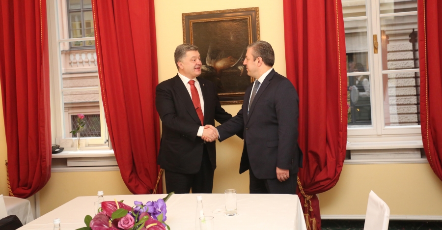 გიორგი კვირიკაშვილმა და პეტრე პოროშენკომ სავაჭრო-ეკონომიკური ურთიერთობების გაღრმავებაზე ისაუბრეს