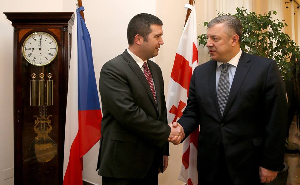 გიორგი კვირიკაშვილი ჩეხეთის პარლამენტის წარმომადგენელთა პალატის თავმჯდომარეს შეხვდა