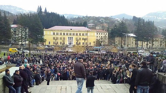 ტყიბულელი მეშახტეები გაფიცვას აგრძელებენ -  მე-11 დღე