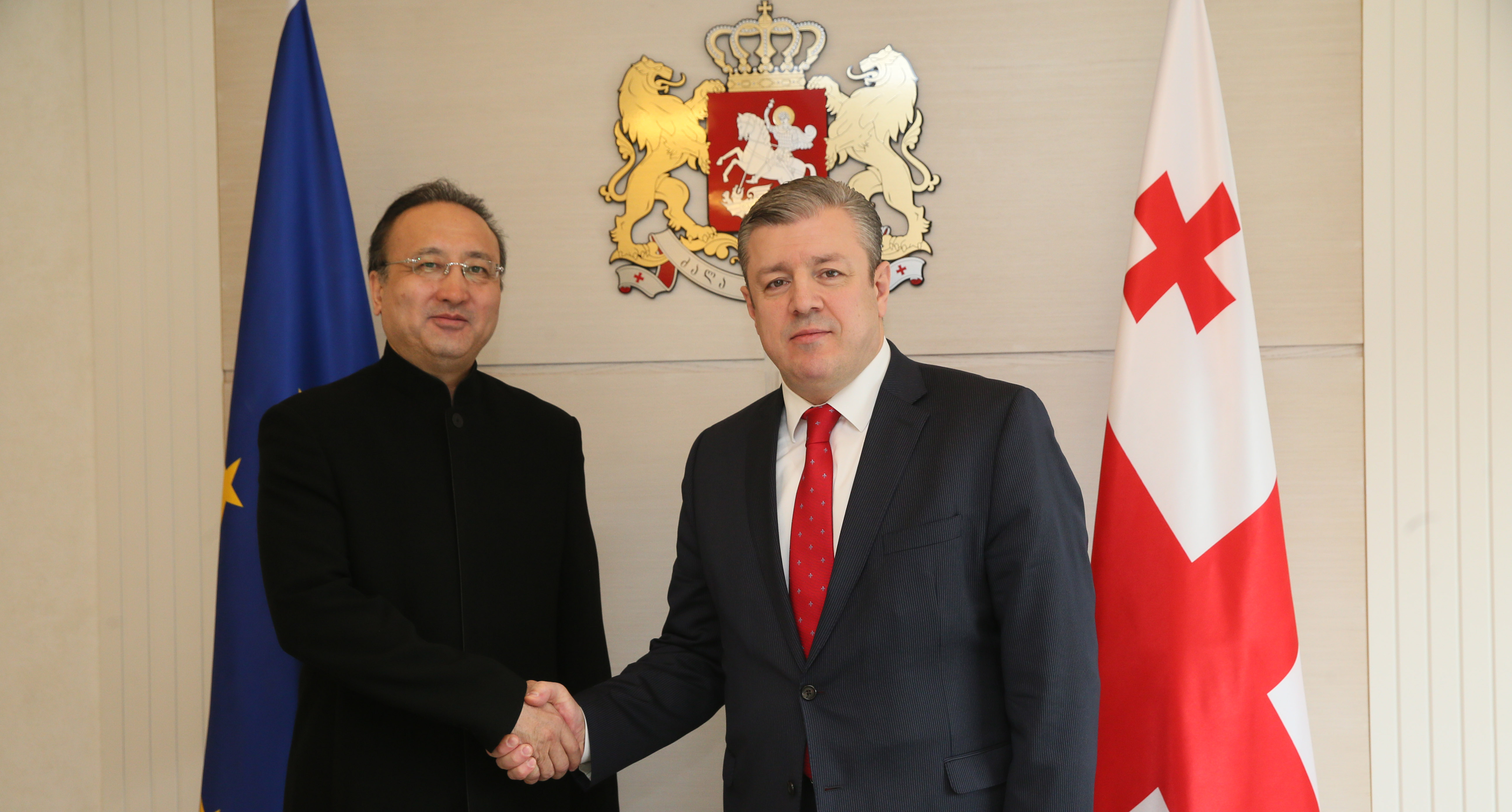 გიორგი კვირიკაშვილი ჩინეთის საინჟინრო კორპორაცია CMEC-ის  წარმომადგენლებს შეხვდა