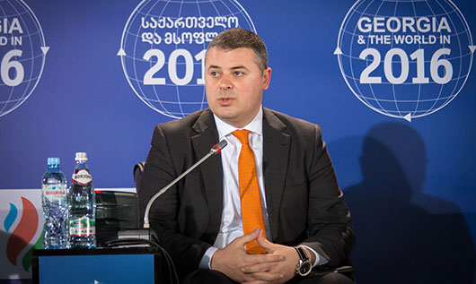 კონფერენციაზე „საქართველო და მსოფლიო 2016 წელს“ ოთარ დანელია სიტყვით გამოვიდა