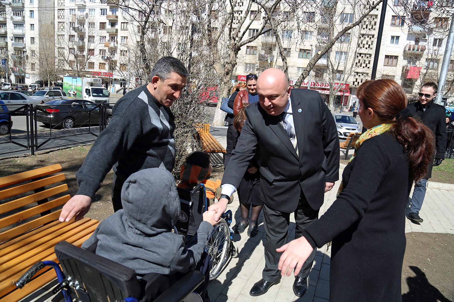 მუხიანში ინფრასტრუქტურული პროექტების განხორციელება მიმდინარეობს