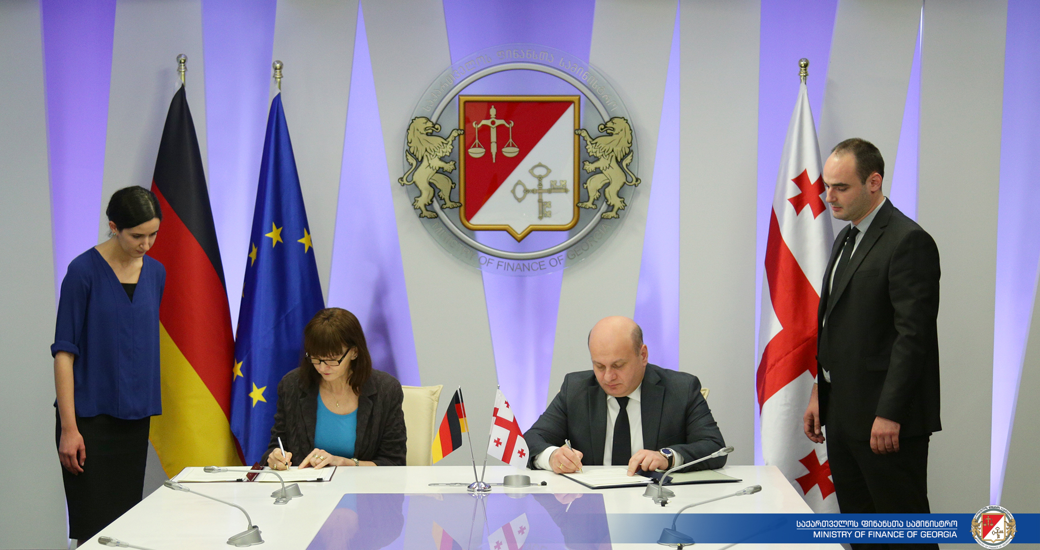 საქართველოსა და გერმანიის მთავრობას შორის ფინანსური თანამშრომლობის შესახებ შეთანხმება გაფორმდა