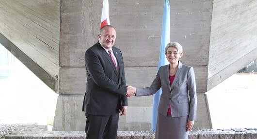 გიორგი მარგველაშვილი UNESCO-ს გენერალურ დირექტორს შეხვდა