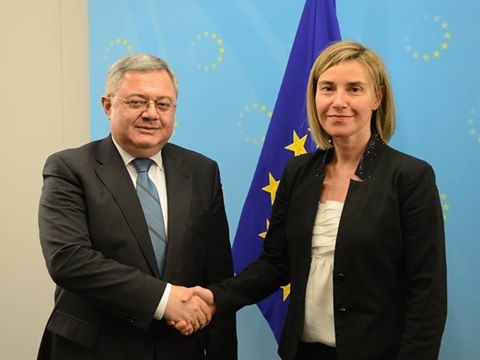 დავით უსუფაშვილი ფედერიკა მოგერინის შეხვდაა