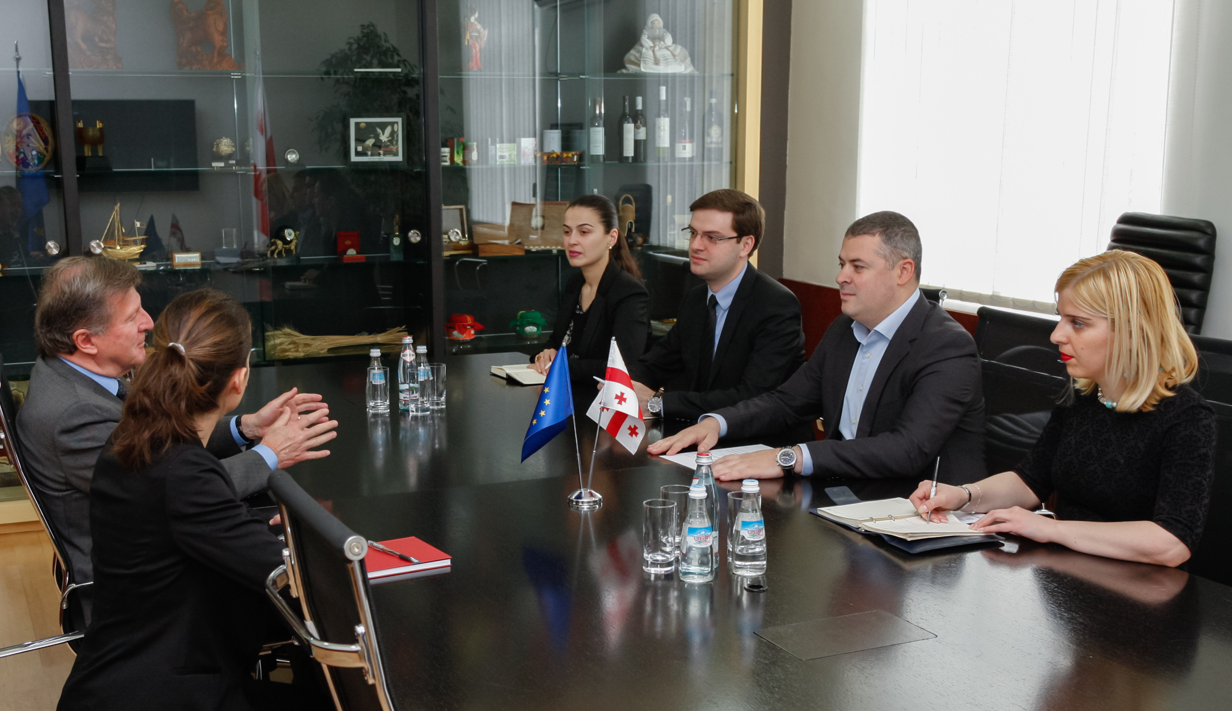 ოთარ დანელია ევროკავშირის წარმომადგენლობის სოფლის მეურნეობის ახალ ატაშეს, ქრისტინა კასელას შეხვდა