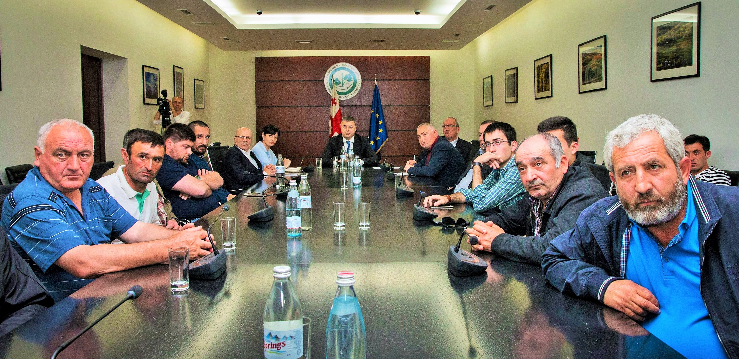 სოფლის მეურნეობის სამინისტროში მეცხვარეებთნ შეხვედრა გაიმართა