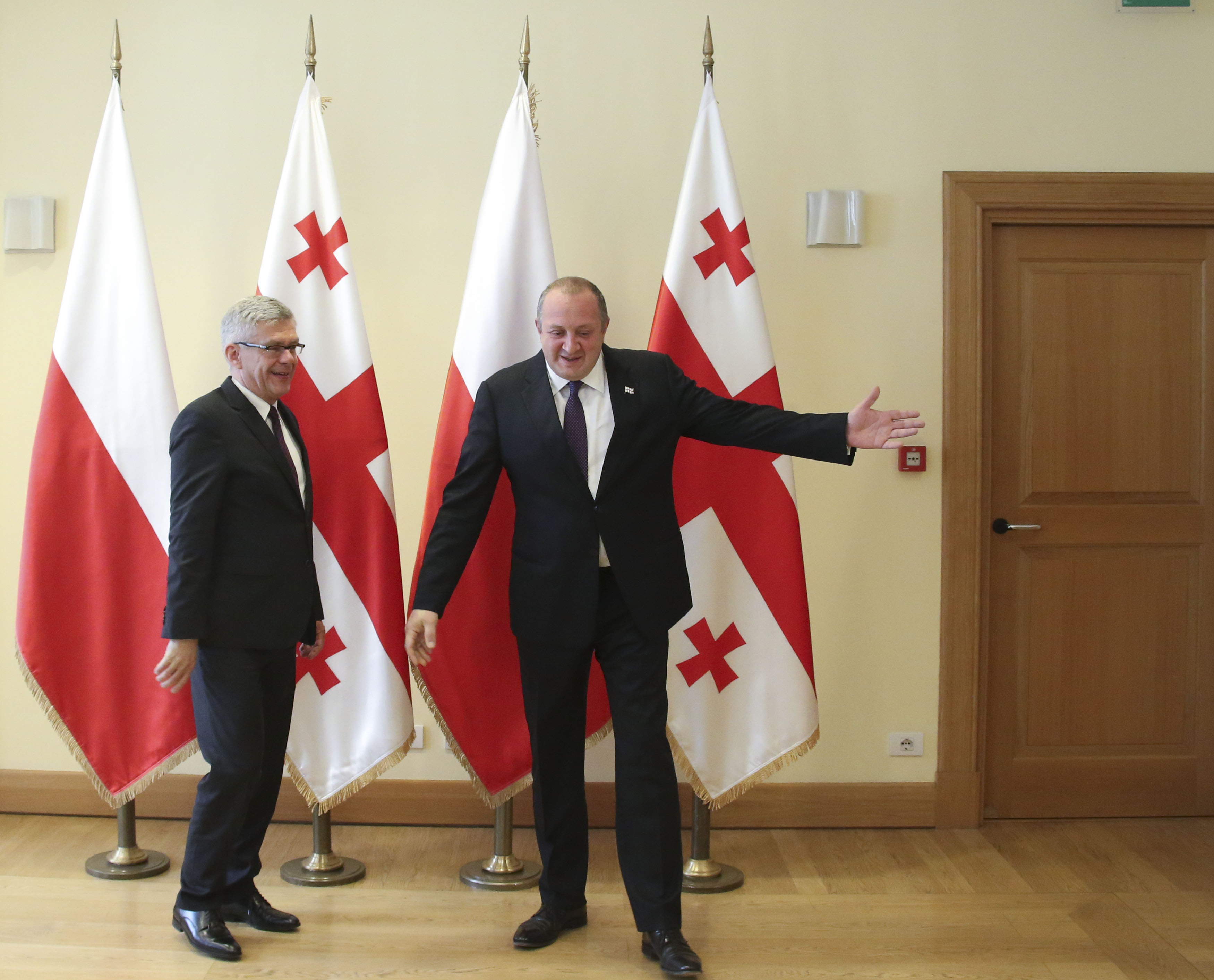 გიორგი მარგველაშვილმა პოლონეთის სენატის მარშალს უმასპინძლა 