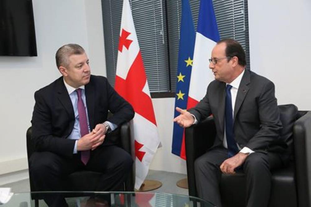 საფრანგეთის პრეზიდენტი საქართველოს ვიზის ლიბერალიზაციის პროცესში მხარდაჭერას უცხადებს