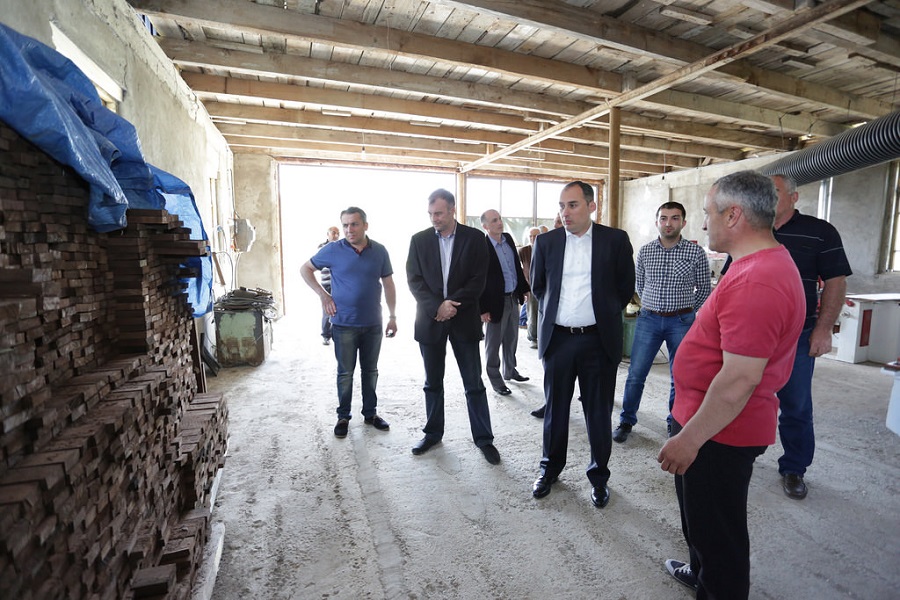დიმიტრი ქუმსიშვილმა „აწარმოე საქართველოში“ პროგრამის ფარგლებში დაფინანსებული საწარმო დაათვალიერა