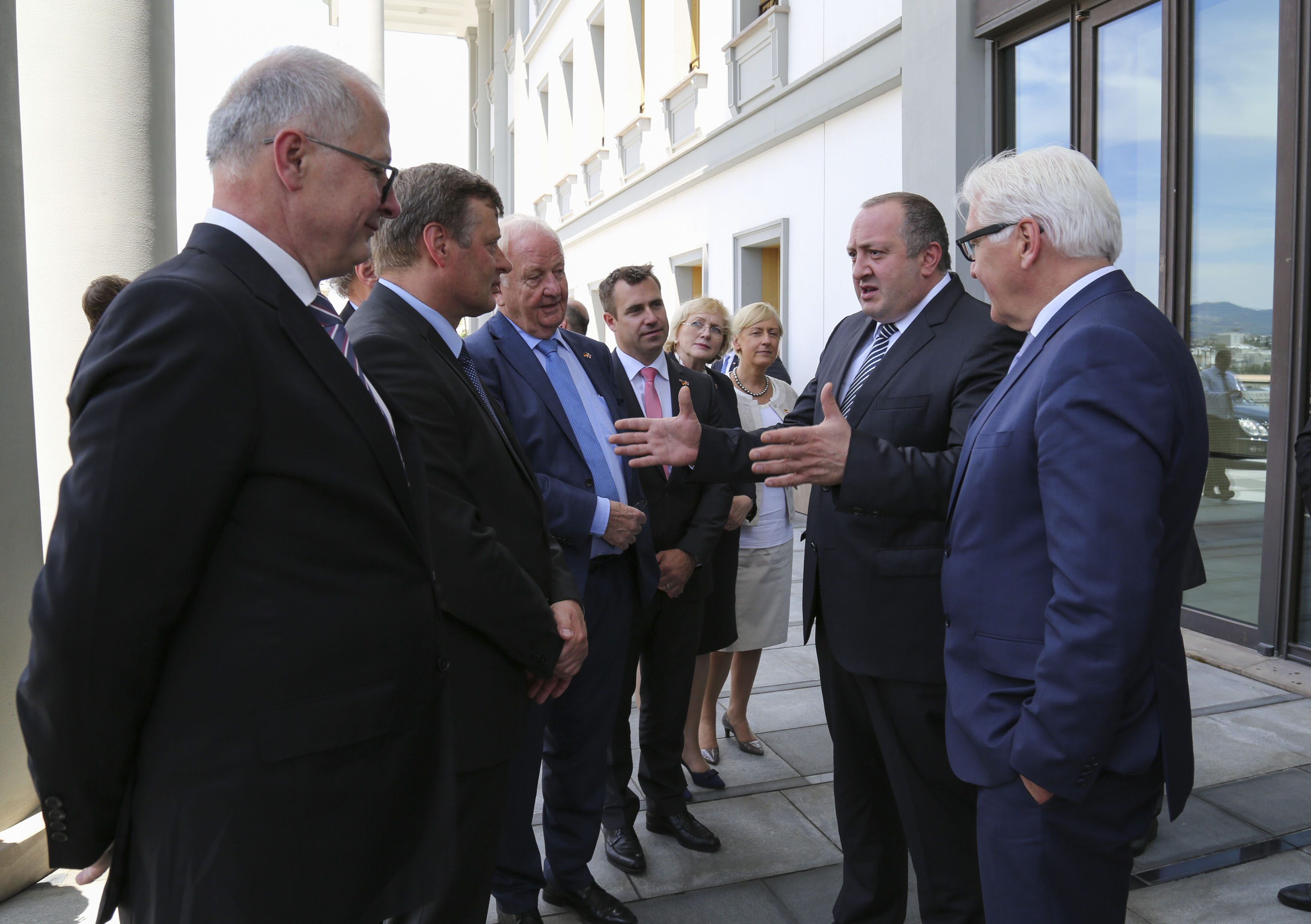 საქართველოს პრეზიდენტი გერმანიის საგარეო საქმეთა მინისტრს შეხვდა