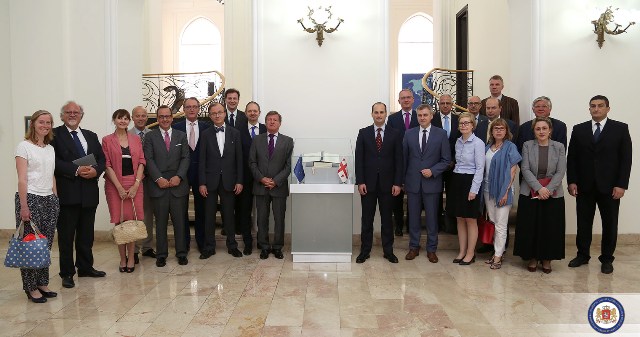 მიხეილ ჯანელიძე საქართველოში აკრედიტებული ევროკავშირის წევრი ქვეყნების ელჩებს შეხვდა